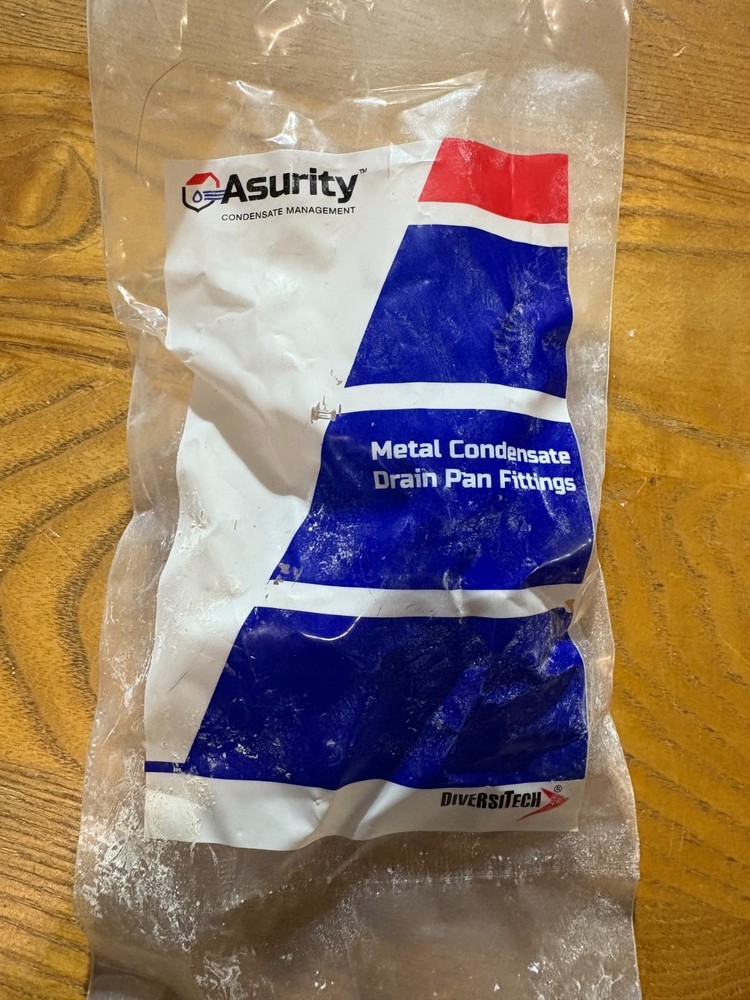 Asurity Drain Pan Fitting (Diverstech) 3/4" PVC