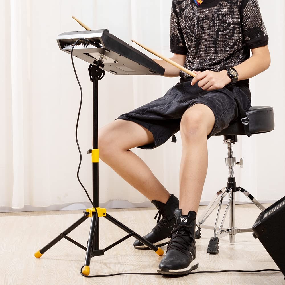 Electronic Mounting Stand with Plate for Percussion Instruments & Drum Pads