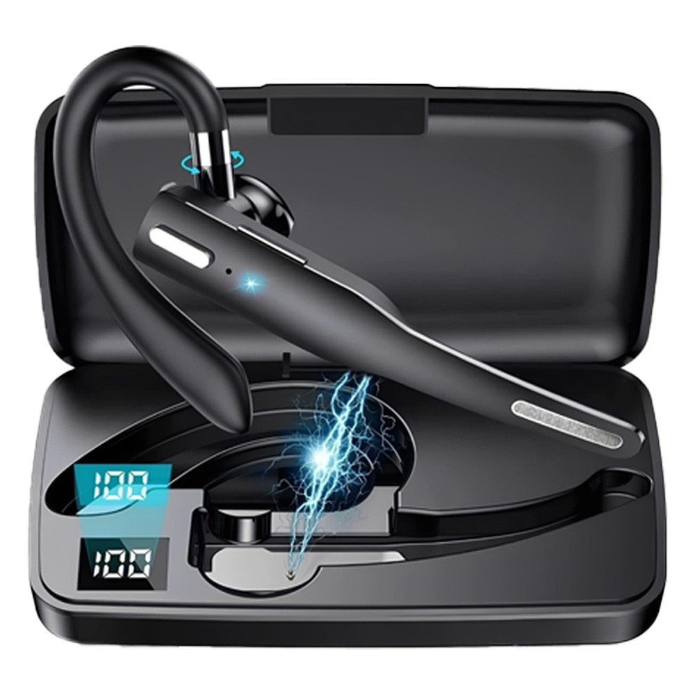 Bluetooth Headset Wireless Bluetooth Earpiece with 500mAh Charging Case 72 Hours