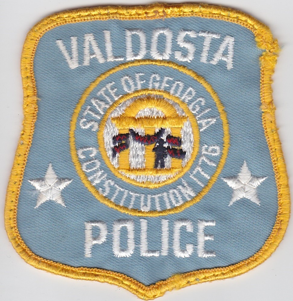 VALDOSTA GEORGIA POLICE PATCH