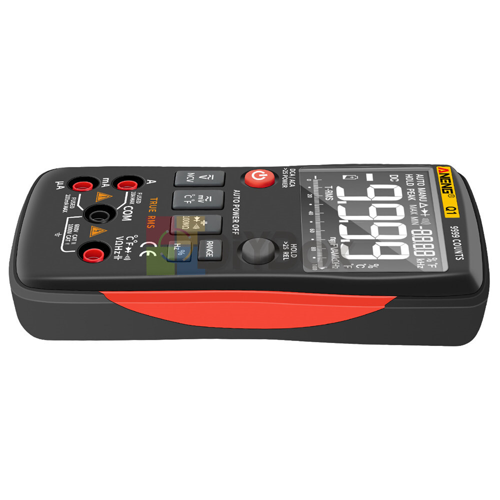 ANENG Q1 Backlight Digital Handheld Multimeter 9999 Counts Tester Auto-Ranging