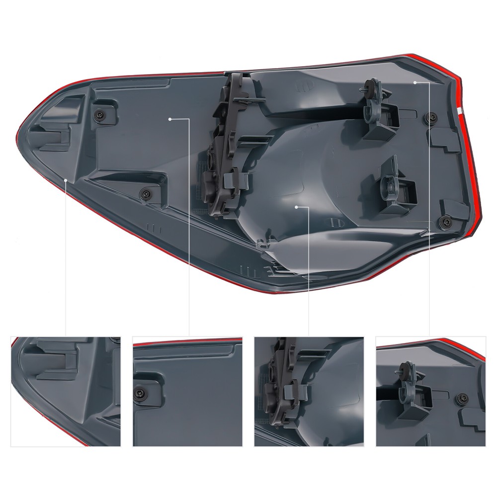 Right Outer Tail Light For 2016-2018 2019 BMW X1 Passenger Side Led Tail Light