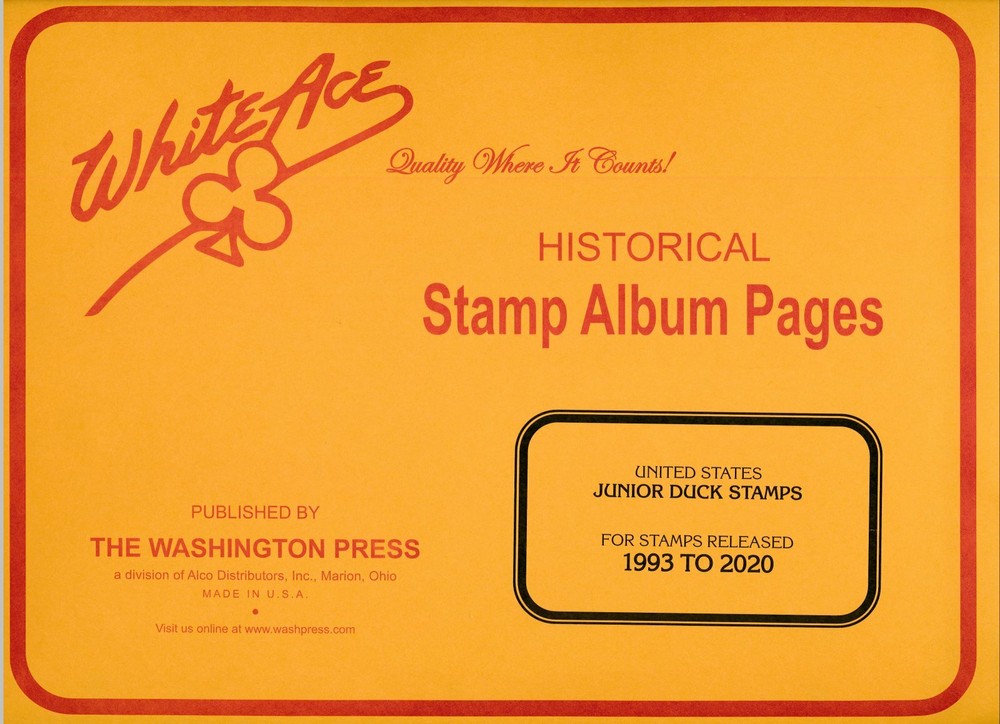 WHITE ACE US Junior Duck Stamps Supplement 1993-2020
