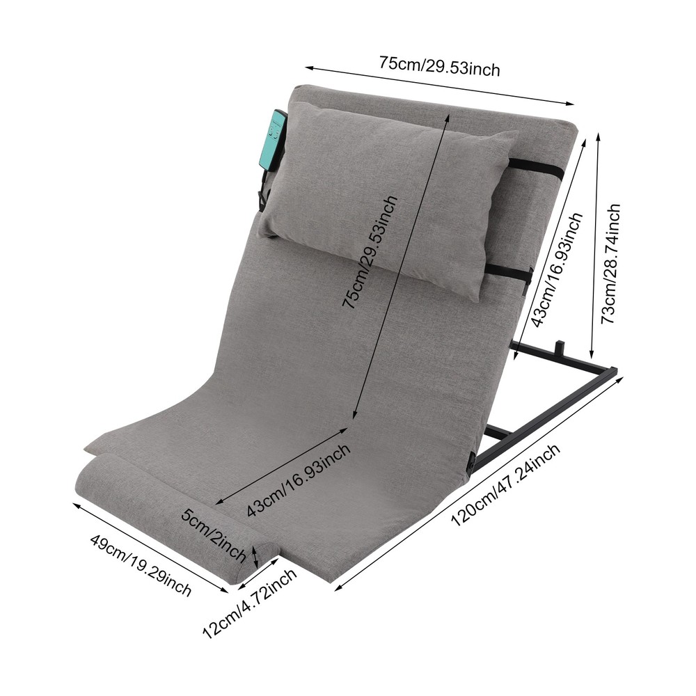Electric Lifting Backrest Mattress with Adjustable Angle 2-80°