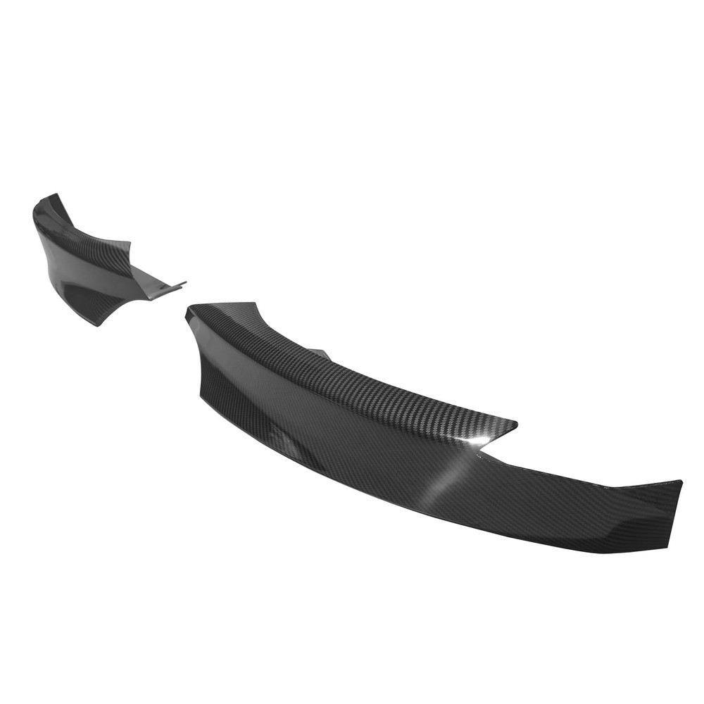 2008 - 2013 宝马 1 系列前保险杠分唇器碳纤维 ABS 2 件