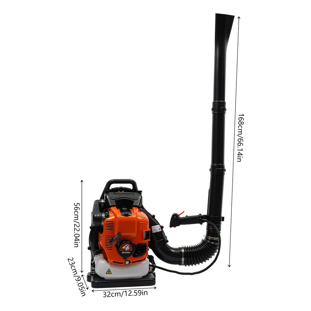 Backpack Leaf Blower Gas Power 4-Stroke Engine Portable Powerful Blowing Machine