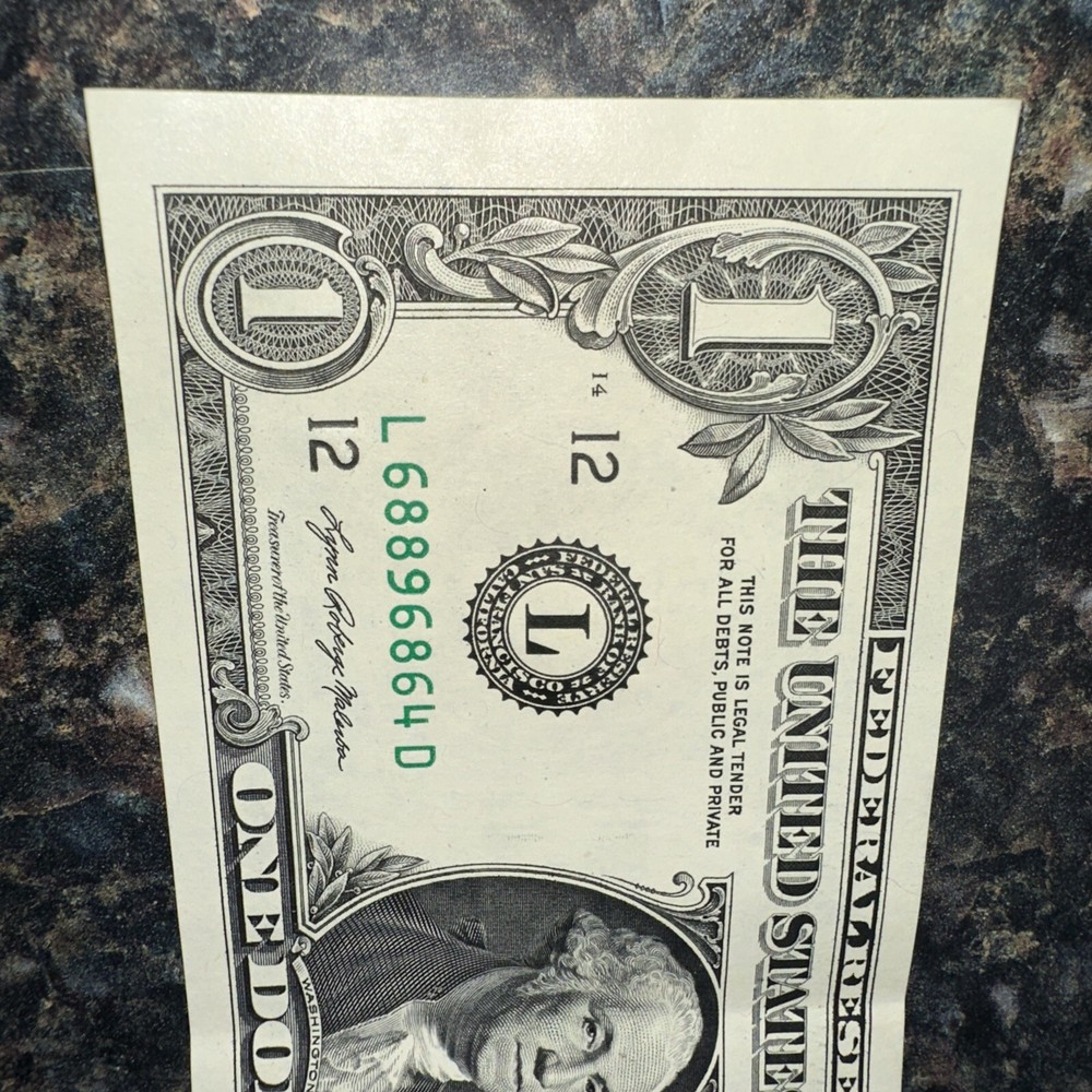 $1 Dollar Bill Error Print Series 2021