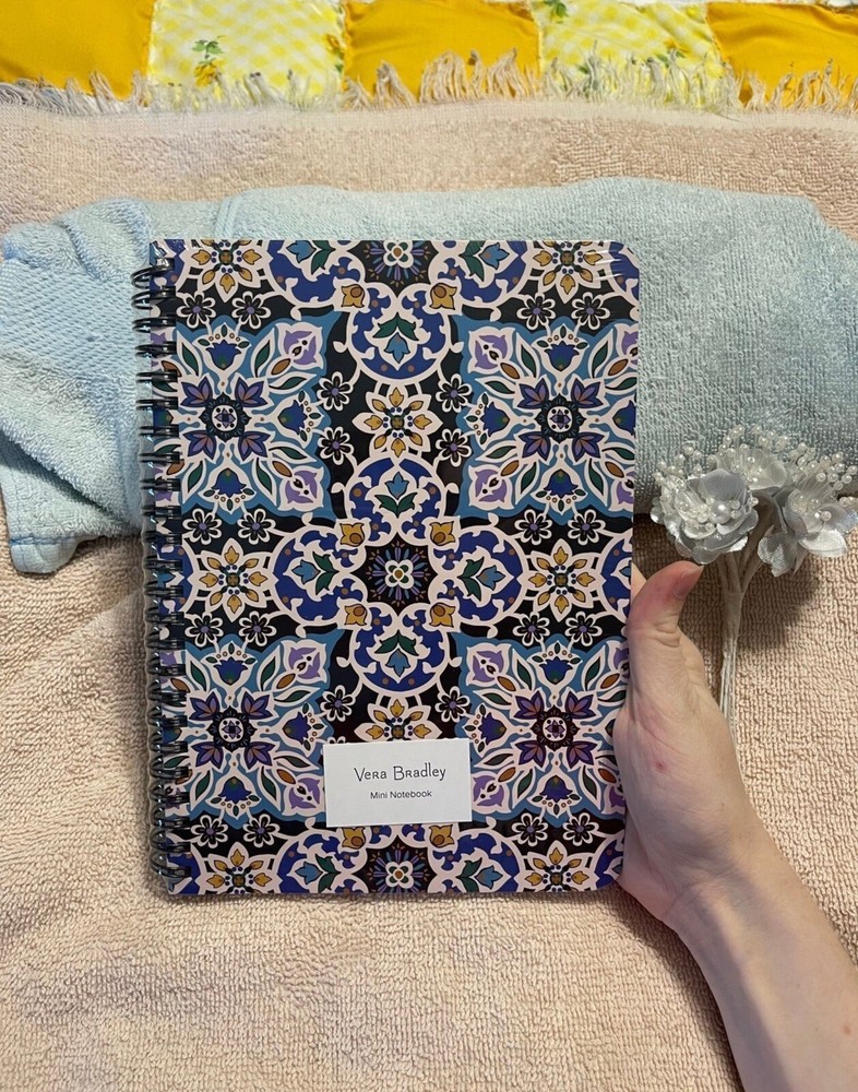 Vera Bradley Lisbon Medallion Cool Mini Notebook NWT
