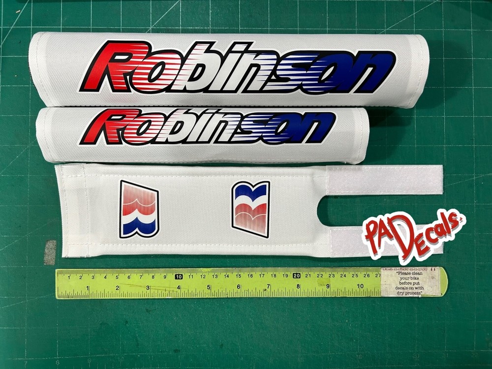 Robinson Bmx pads padset white
