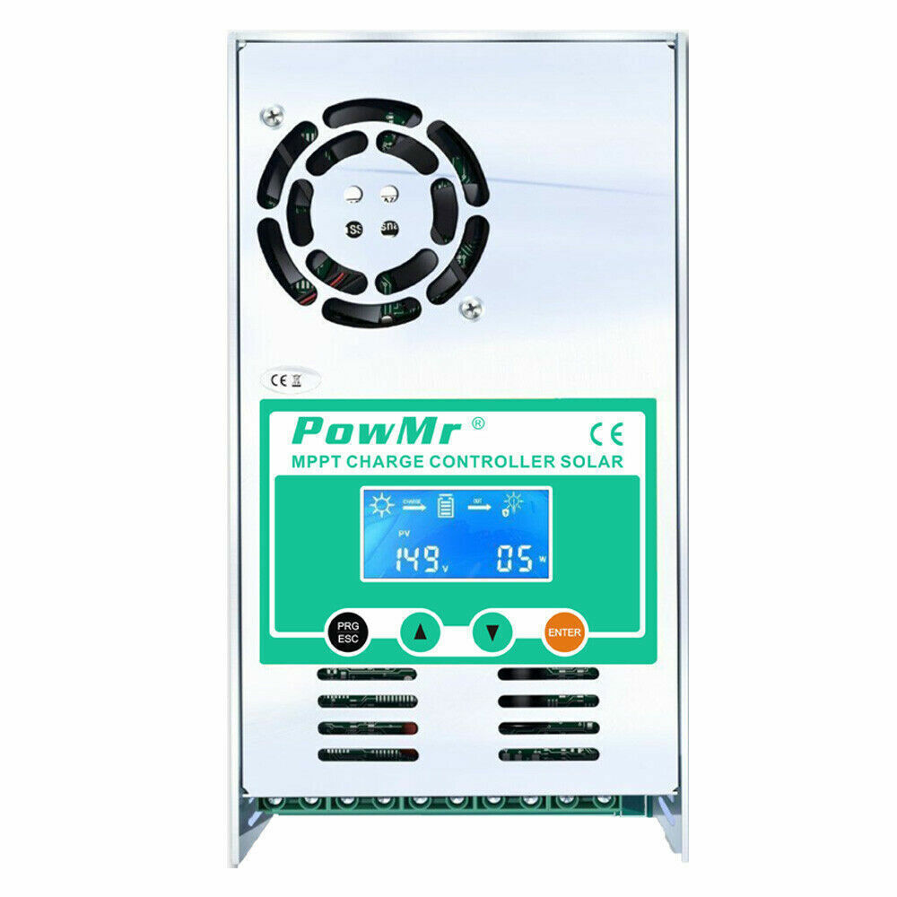 60A MPPT Solar Charge Controller 12V 24V 36V 48V Solar Regulator LCD