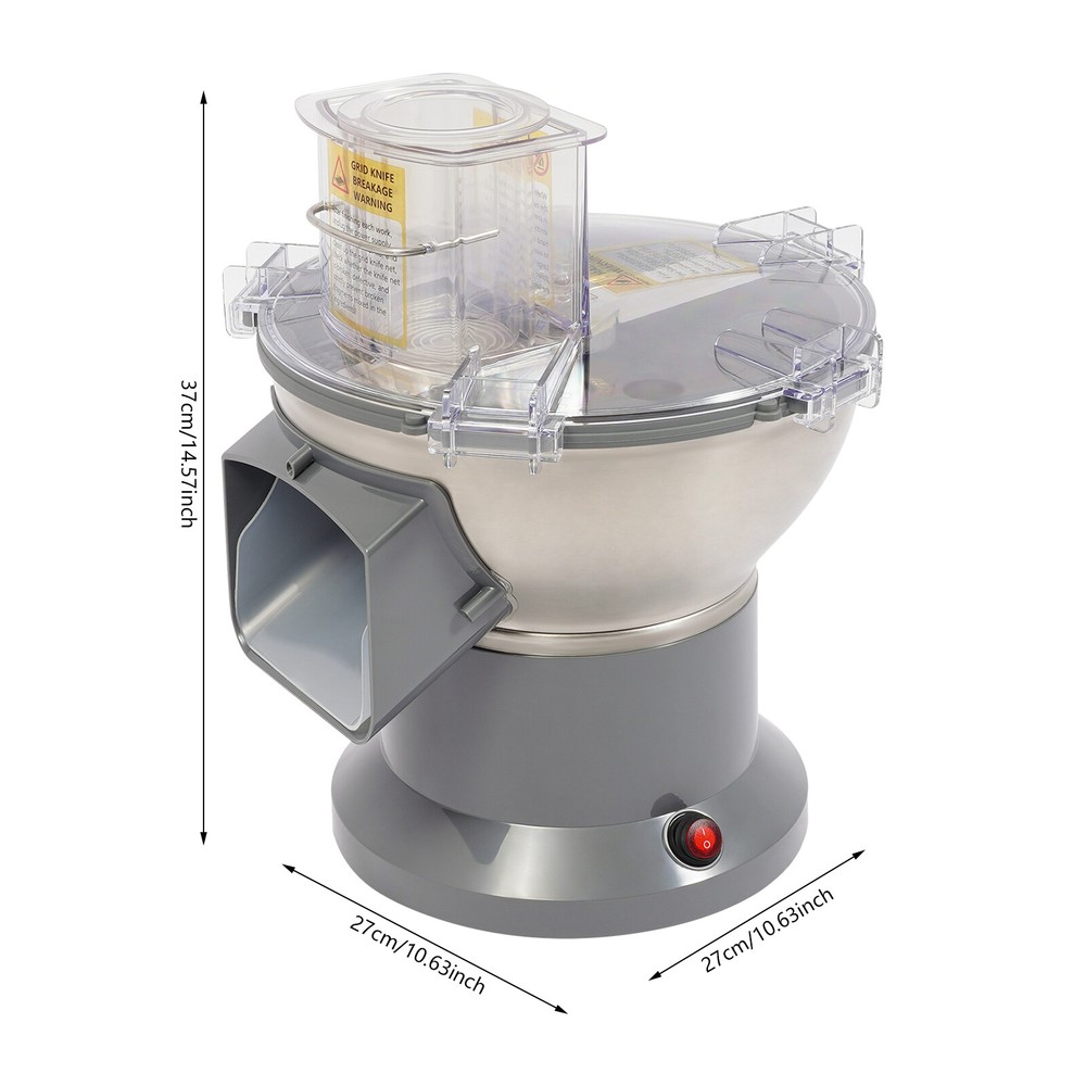 Electric 4-in-1 Vegetable Chopper Fruit Processor Dice Slice Shred Strip Cutter