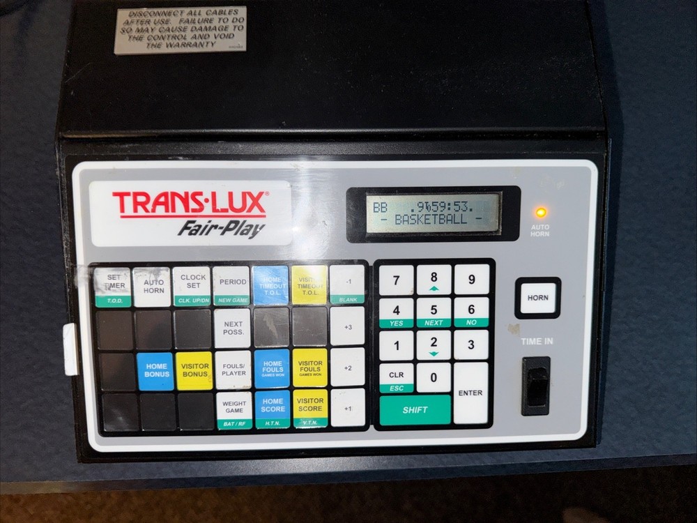 Fair-Play Translux MP70 MP-70 Wired Scoreboard Controller