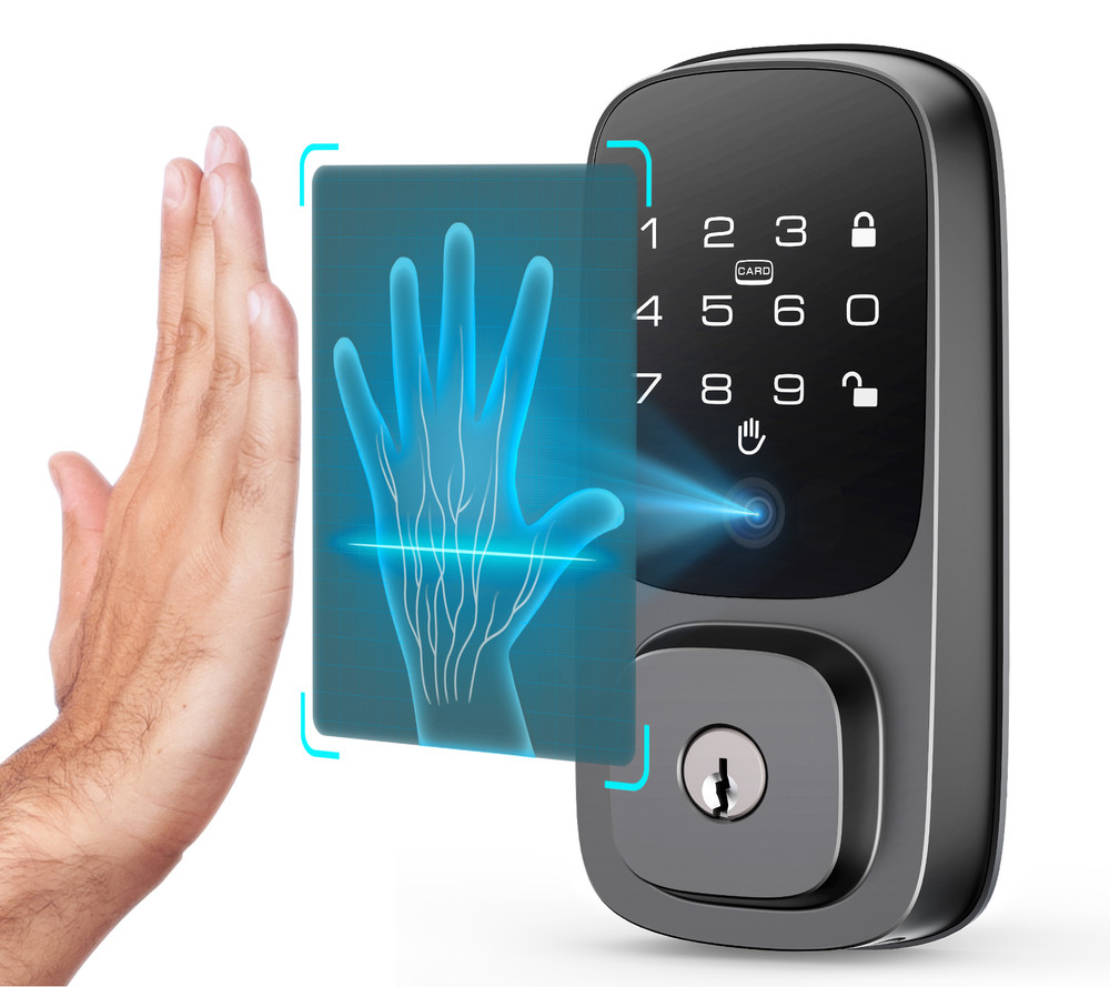 Keyless Smart Door Lock Plam Vein Unlock APP Remote Control Keyless Entry
