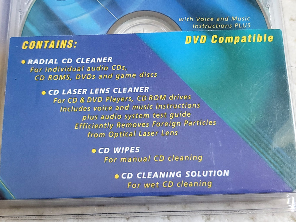 NEW SEALED Philips Magnavox Performax Complete CD Cleaning System PM62030