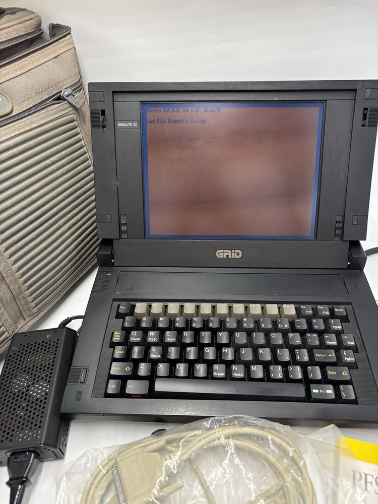 Grid Systems GRiDLITE XL - Vintage Computer - With External Drive As Is
