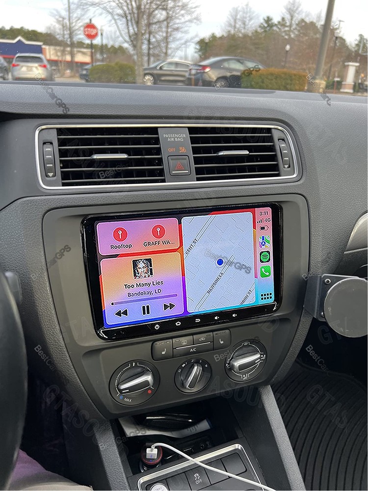 9"Carplay For VW Jetta 2011-2015 Touch Screen Radio Stereo Android15 GPS Navi