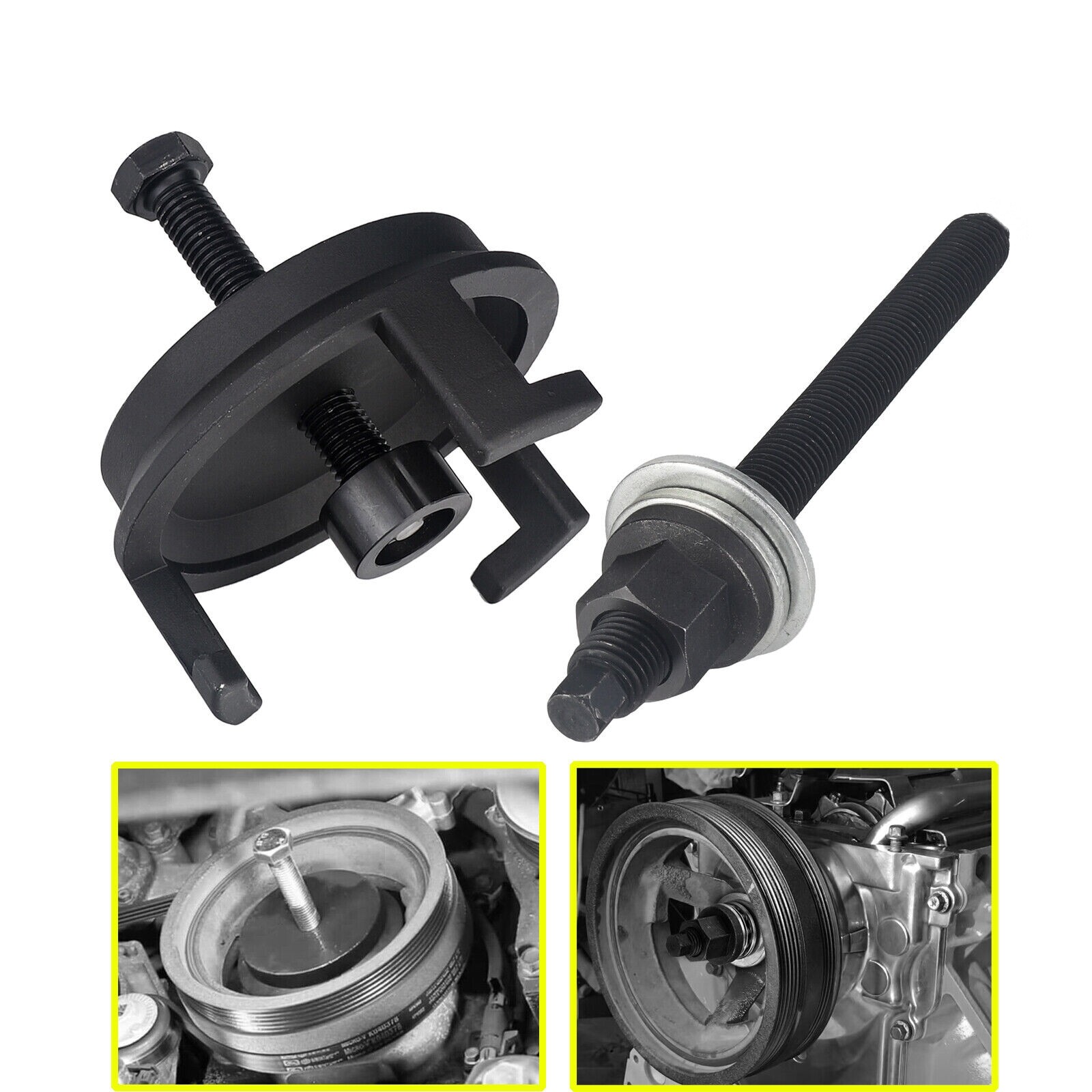 LS Harmonic Balancer Installation Puller Pulley Tool Kit For GM 5.3 5.7 6.0 6.2L