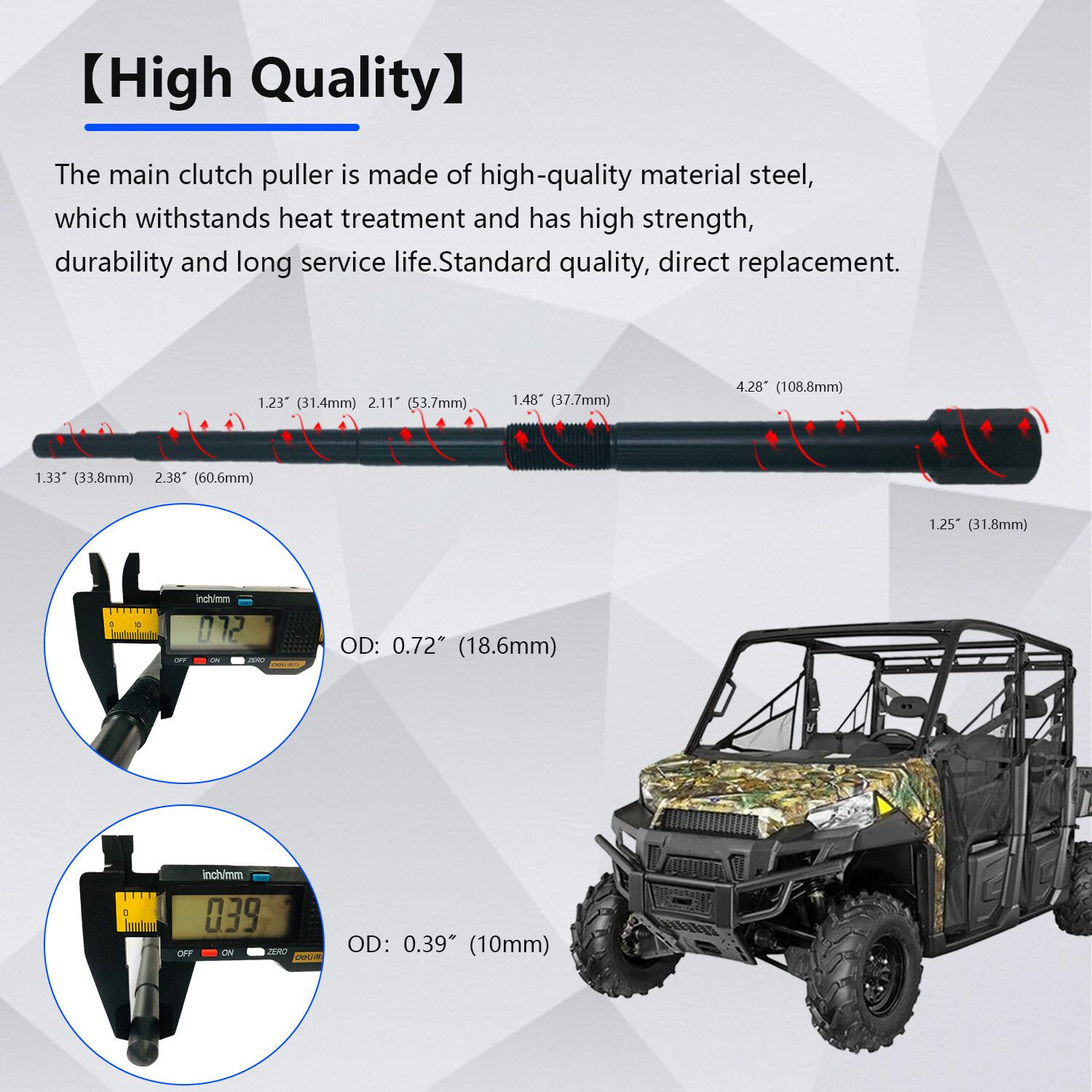 Snowmobile Primary Clutch Puller Tool for ALL POLARIS 500 600 700 800 900 00-21