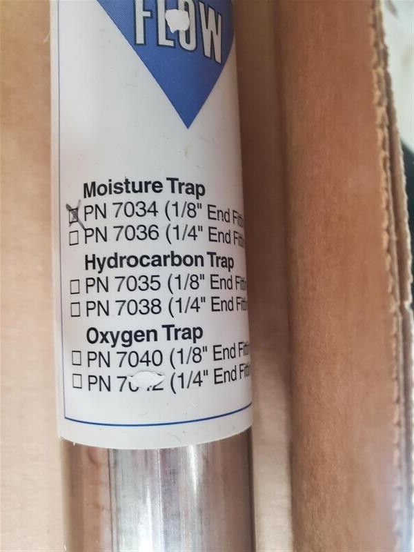 Alltech Moisture Trap Column Catalog:7034 1000 PSIG 1/8" fitting