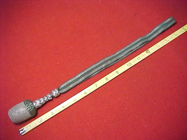 ORIGINAL WWII ERA GERMAN SWORD OR BAYONET KNOT ~ CLEAN ESTATE ITEM