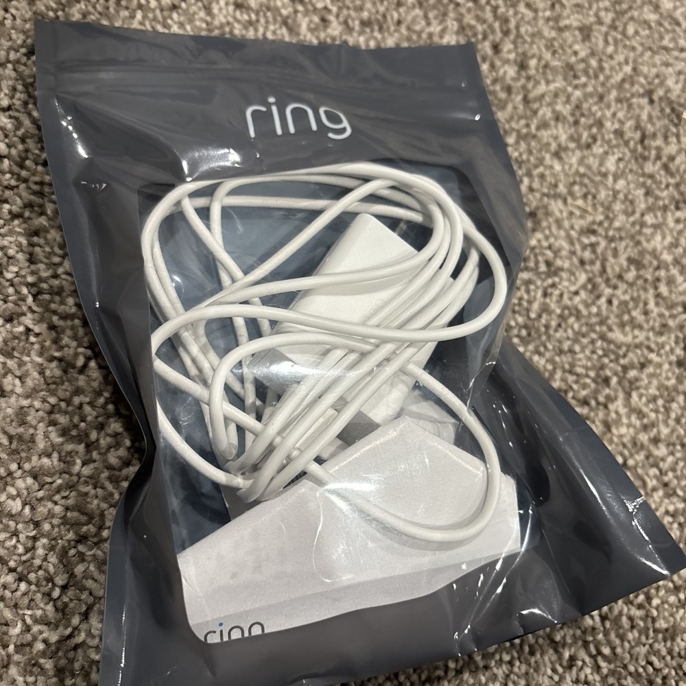 10ft Power Adapter for Ring Indoor Cam White