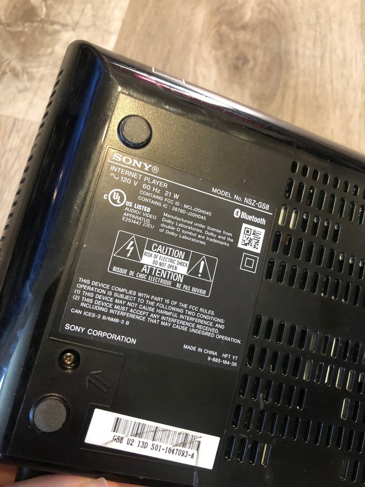 Sony NSZ-GS8 Digital Streamer Internet Player Google