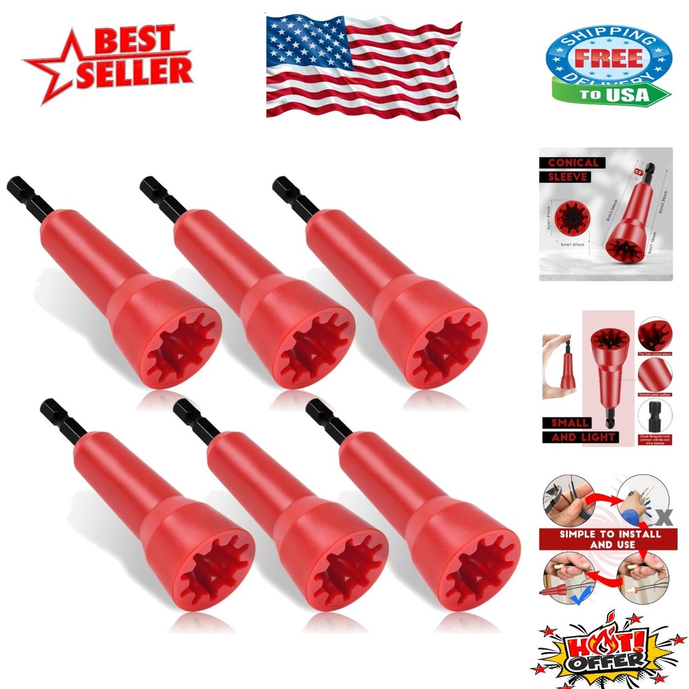 Efficient Ergonomic Wire Twister Tool - 6 Pack with Enhanced Safety Design