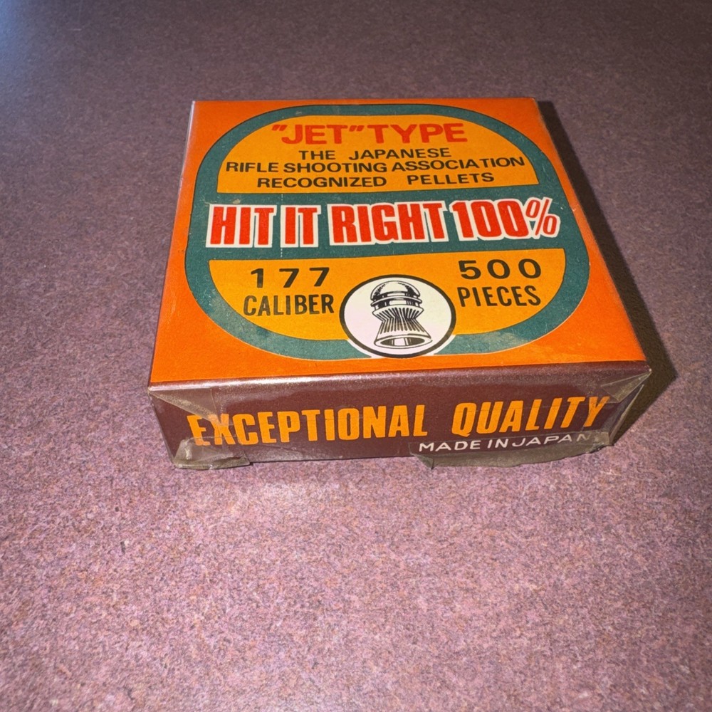.177 Jet Pellet Air Rifle Almost Empty Box
