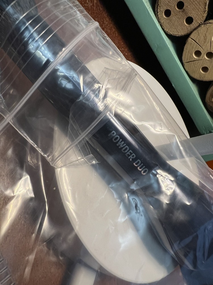 Lune+Aster Powder Duo Brush Boxed With Plastic Shield