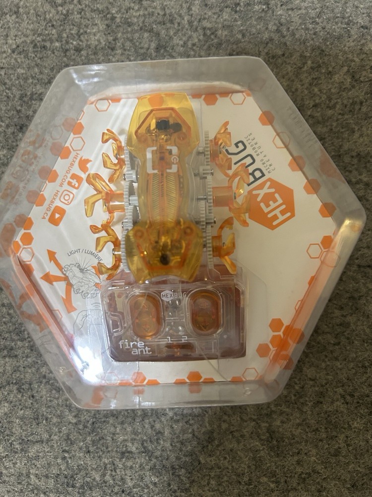 HEXBUG Micro Robotic Creature ( Fire  Ant) With Remote Control Color Orange