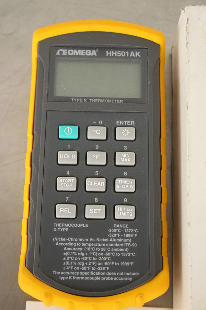 NEW OMEGA HH501AK DIGITAL THERMOMETER