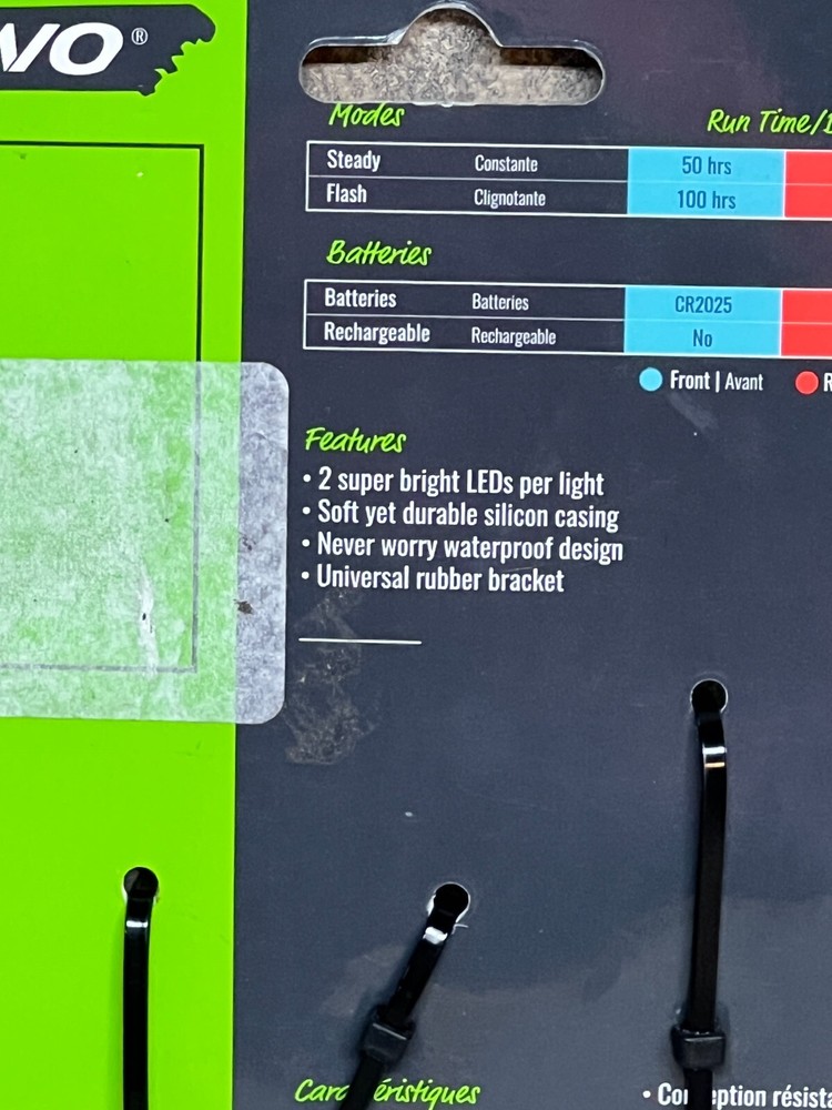 Evo NiteLight Minder Light Set White Red NEW