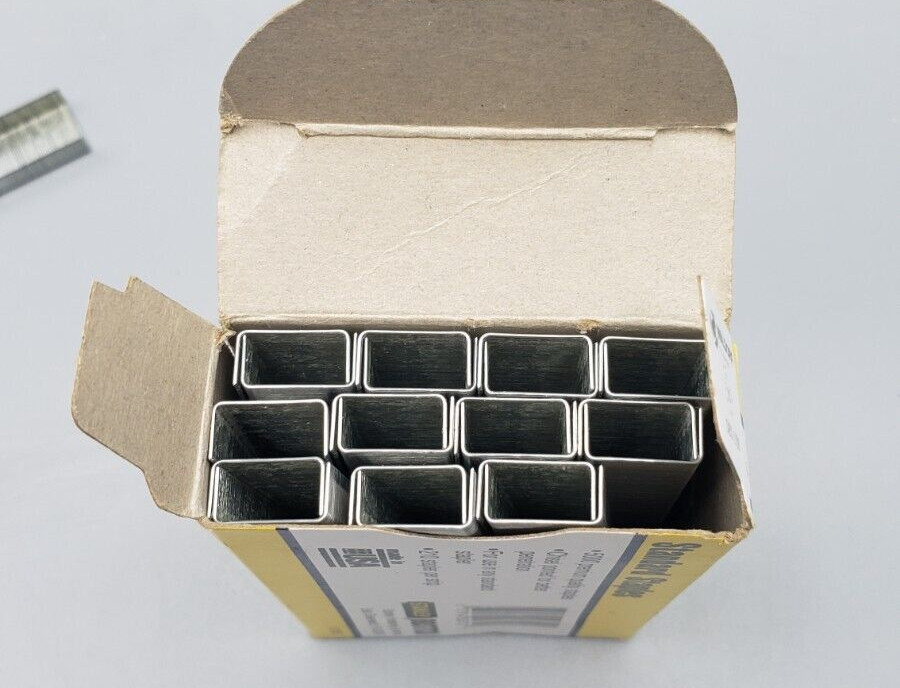 Staples 2 Boxes Stanley Bostitch SBS19 5000/box 1/4CP Chisel Point