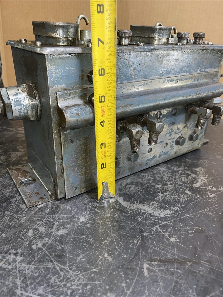 Madison Kipp Model 50 Sight 4 Feed Ratchet Oiler Lubricator Machine Engine