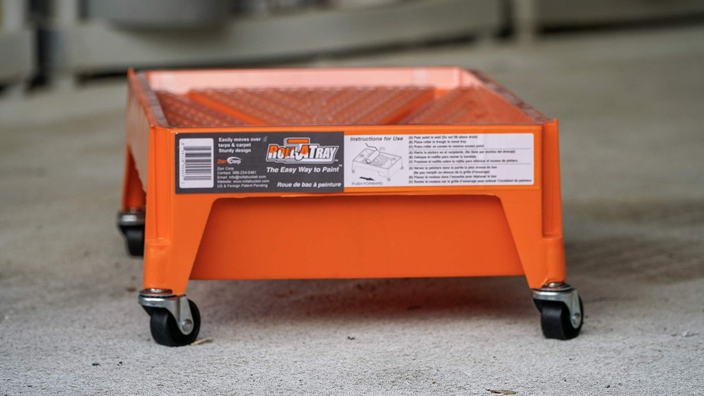 Roll A Tray Disposable Paint Liners 12-Pack (RTLP-2234) with Built-in Roller ...