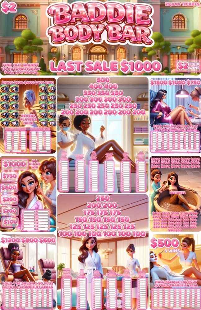 New pull tabs tickets bingo Game