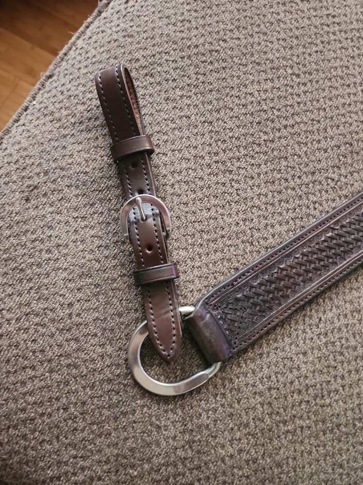 Crates Tooled Leather Western Breast Collar