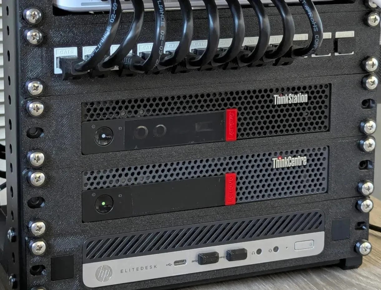 10" Rack Mount for Lenovo ThinkCentre Tiny Series | M720Q, M715Q, M920Q, + more