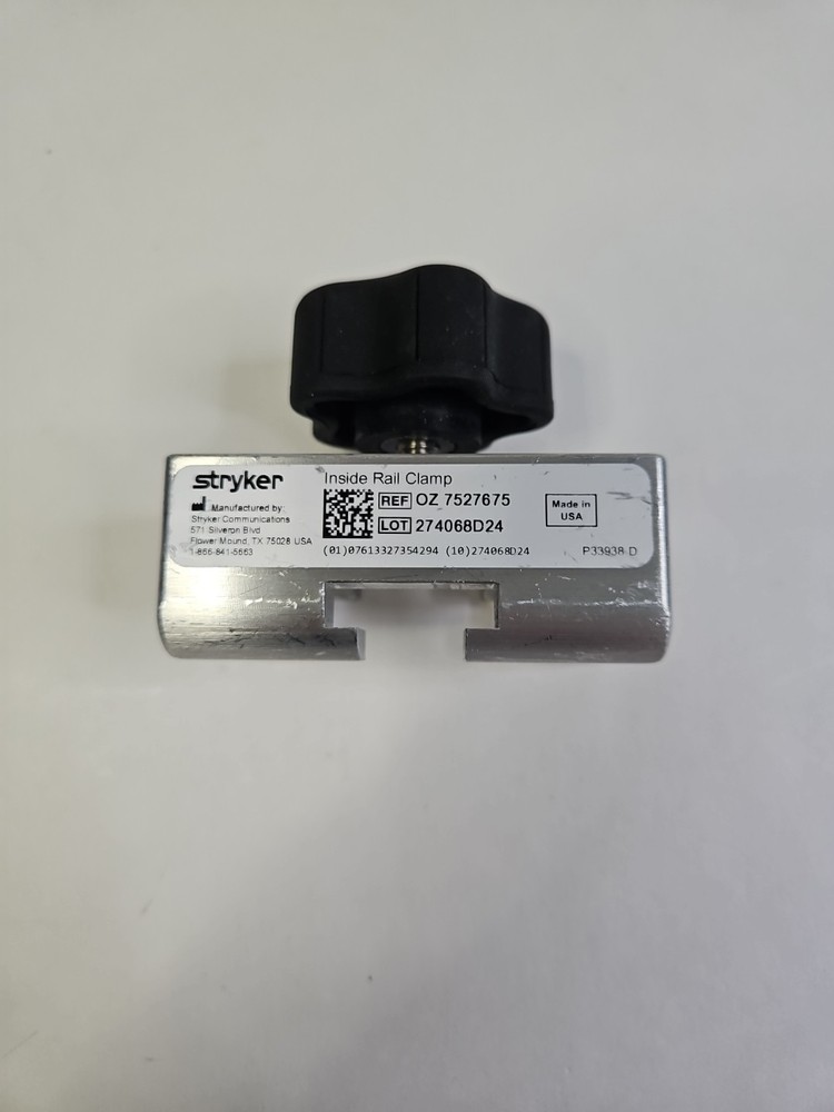 Stryker OZ 7527675 Inside Rail Clamp, Universal