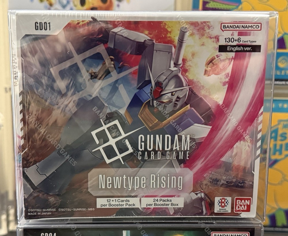 Gundam Booster Box Plastic Protector Cases High Quality Display (4PCS)