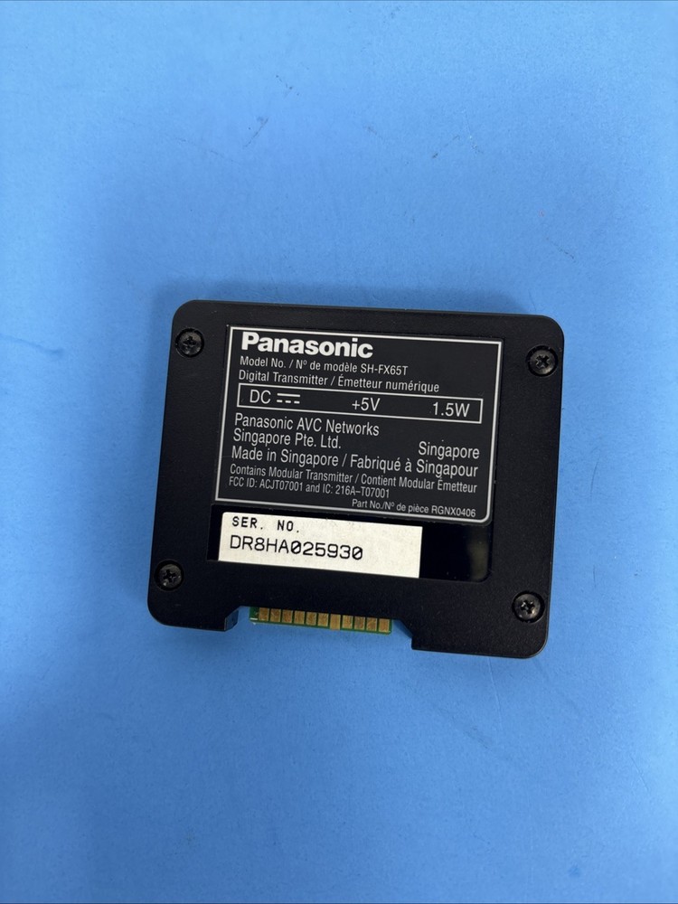 Panasonic Wireless Digital Transmitter SH-FX65T