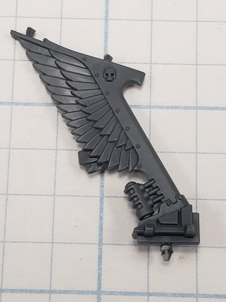 Warhammer 40k Dark Angels Bits Ravenwing Command Squad Huntmaster Bike Wing #21