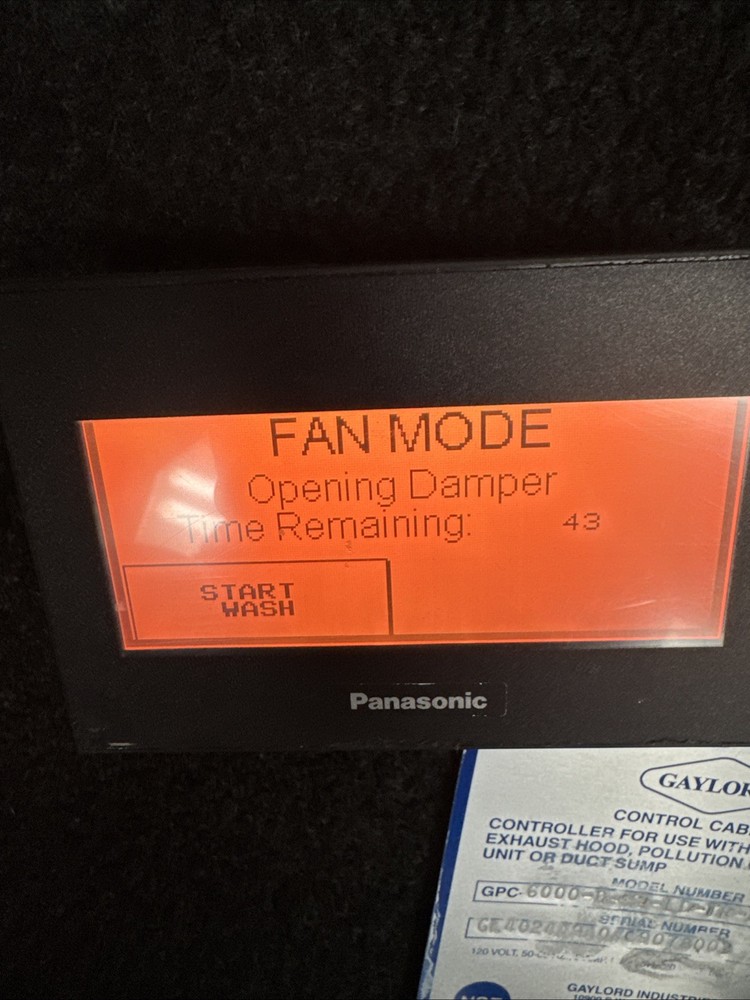 Gaylord 30856 Sequential Control C-6000-D GPC-6000-D-LD TR With Oper. Interface