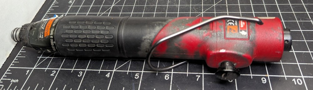 Desoutter Inline Pneumatic Screwdriver / Nut Runner Push-To Start [B10B1]