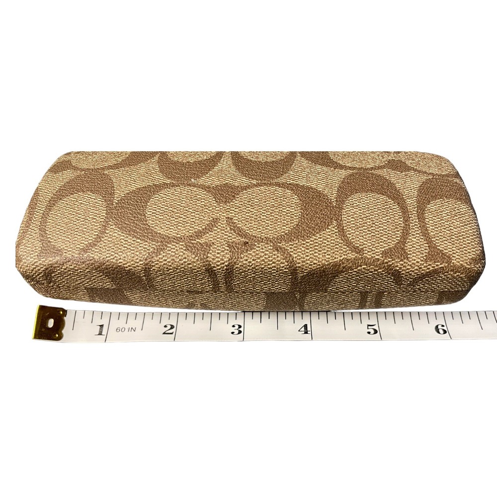 Coach Snap Shut Glasses Hard Case Authentic