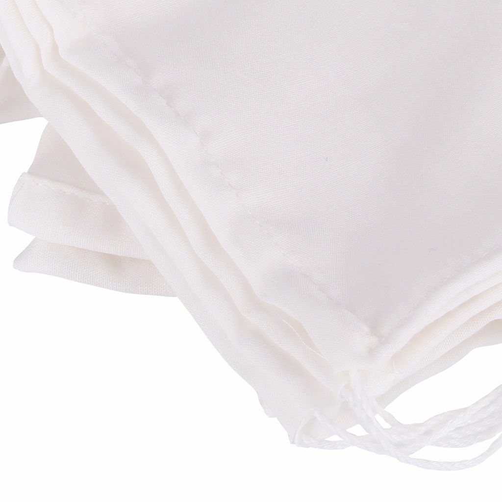 6Pcs Organic Nut Milk Bag Reusable Food Strainer Brew Coffee Cheese Cotton Cloth