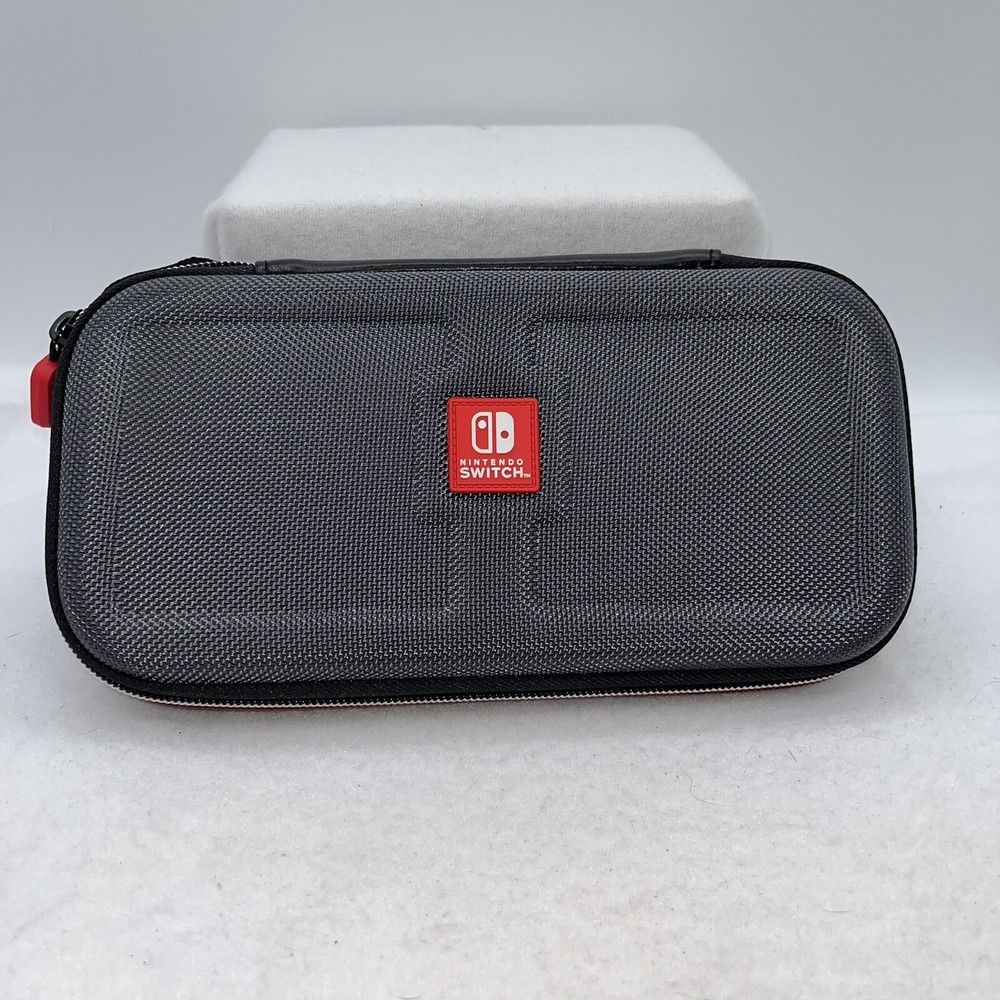 Nintendo Switch hard shell case gray accessories 9"x5"