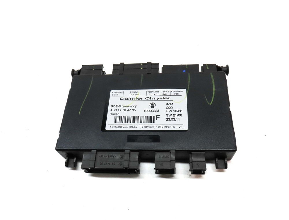 2011 MERCEDES GL450 (X164) FRONT LEFT DRIVER SEAT CONTROL MODULE