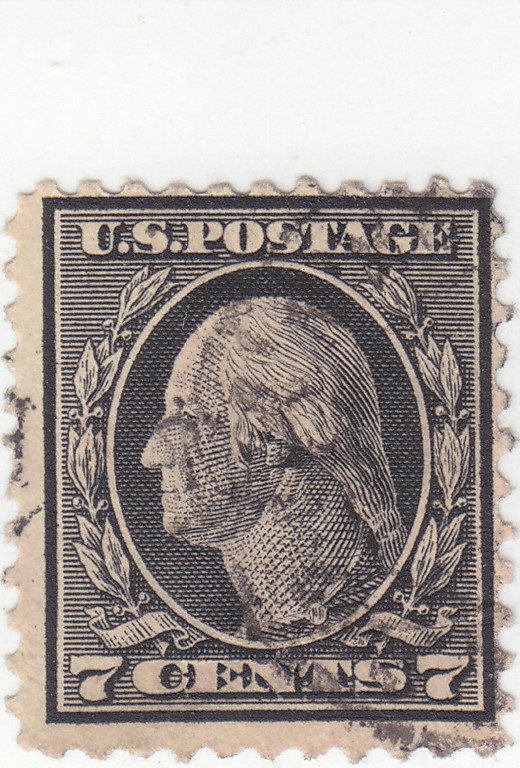 Scott# 507 - 7c Black - Washington - Used