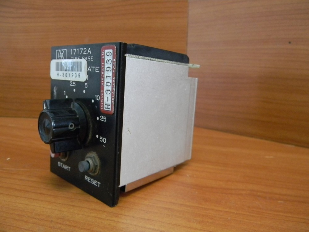 HEWLETT PACKARD TIME BASED INPUT SCANNER MODULE DC AMPLIFIER 17172A